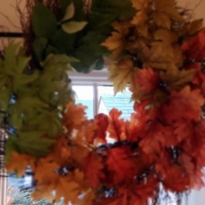 Fall wreath new w tags
